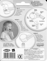Hasbro Koosh Bubble Whistle Operating instructions
