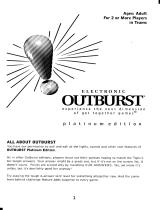 Hasbro Outburst, Platinum Edition, Electronic Operating instructions