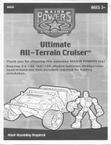 Hasbro Major Powers Ultimate All-Terrain Cruiser Operating instructions