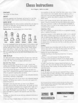 Hasbro chess Operating instructions