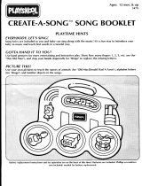 Hasbro Create-a-Song Song Booklet Operating instructions