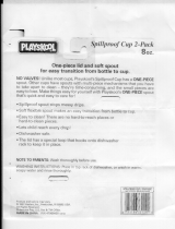 Hasbro Spill proof Cup 2-Pack Operating instructions