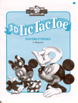 Hasbro Mickey's Stuff for Kids 3-D Tic Tac Toe Operating instructions
