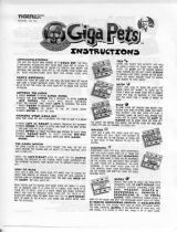 Hasbro GigaPet Micropup Operating instructions