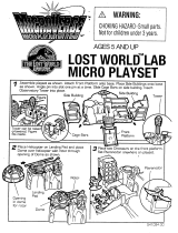 Hasbro JP Lost World MicroLab Playset Operating instructions