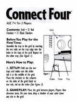 Hasbro Connect Four Travel Operating instructions