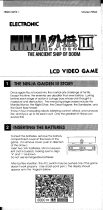 Hasbro Ninja Gaiden III Electronic LCD Video Game Operating instructions
