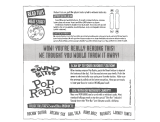 Hasbro Sound Bites Pop Radio Operating instructions