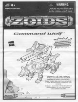 Hasbro Zoids Command Wolf Operating instructions