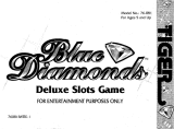 Hasbro Blue Diamonds Deluxe Slots Game Operating instructions