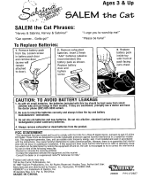 Hasbro Sabrina the Teenage Witch- Salem the Cat Operating instructions