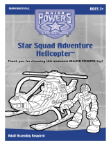Hasbro Major Powers Star Squad Adventure Helicopter Operating instructions
