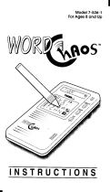 Hasbro Word Chaos Operating instructions