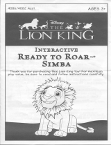 Hasbro LION KING - READY TO ROAR SIMBA Operating instructions