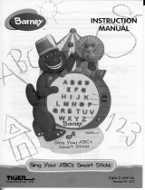 Hasbro Barney Sing Your ABC's Smart Sticks Operating instructions