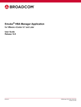 Broadcom Emulex HBA Manager for VMware vCenter 6.7 and Later User guide