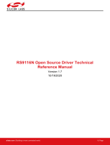 Silicon Labs RS9116N Open Source Driver Technical  Reference guide