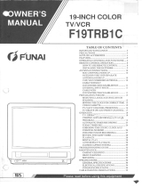 Funai F19TRB1C Owner's manual