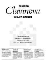 Yamaha CLP-260 Owner's manual