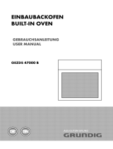 Grundig GEZDS 47000 B Backofen Owner's manual