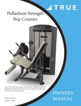 True Fitness Palladium Strength Rep Counter User manual