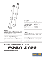 Ohlins FGBA2086 Mounting Instruction