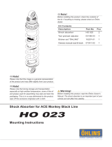 Ohlins HO023 Mounting Instruction