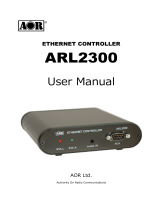 AOR ARL2300 Owner's manual
