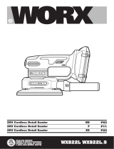 Worx WX822L.9 Owner's manual