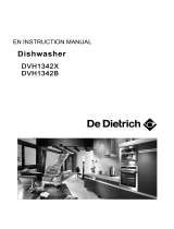 DeDietrich DVH1342J Owner's manual