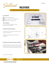 Baby Lock Gallant Longarm Installation guide