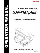 MIMAKI UJF-7151 plus Operating instructions