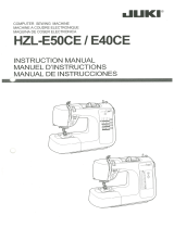 Juki HZL-E40 Owner's manual