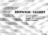 Honda CB 500 T Owner's manual