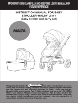 Chipolino Baby stroller Malta 2 in 1 Operating instructions