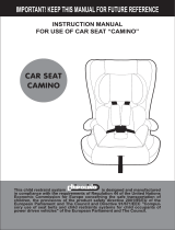 Chipolino Car seat Camino Operating instructions
