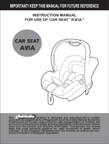 Chipolino Car seat Avia Operating instructions