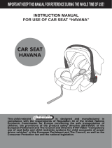 Chipolino Car seat Havana Operating instructions