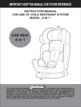 Chipolino Car seat 4 in 1 Operating instructions