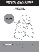 Chipolino High chair Maxi Operating instructions