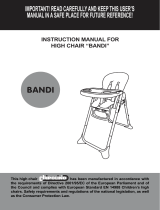 Chipolino High chair Bandi User manual