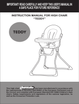 Chipolino High chair Teddy Operating instructions
