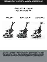 Chipolino Musical ride on car Operating instructions
