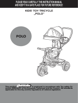 Chipolino Kid's toy tricycle Polo Operating instructions