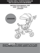 Chipolino Kid's toy tricycle Jogger Operating instructions