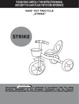 Chipolino Kid's toy tricycle Strike Operating instructions
