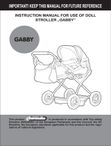 Chipolino Doll stroller Gabby Operating instructions