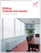 Zehnder Rittling Cabinet Unit Heaters Installation, Operation and Maintenance Manual