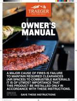 Traeger TFB88PZB PRO SERIES 34-BRONZE User manual