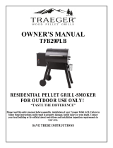 Traeger TFB29PLB Owner's manual